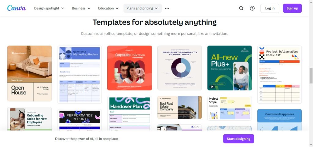 canva templates