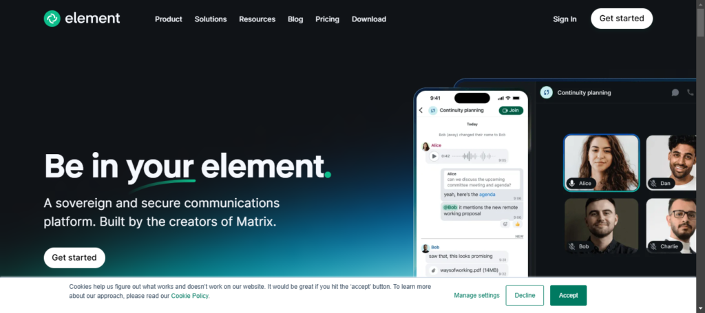 Element (Riot.im/Matrix): A Private and Secure Discord Alternative